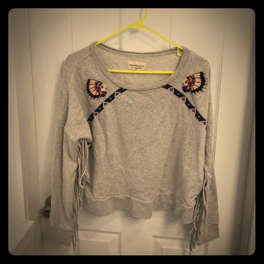 Ralph Lauren fringe shirt